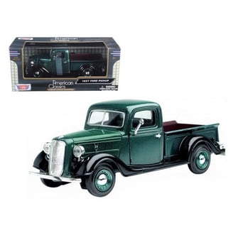 Modellino Ford F-100 1969 Pickup Pressofuso – MOTORMAX Scala 1:24, Bicolore Blu E Crema - Foto 2