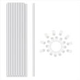 thumbnail image 1 of Estacas para Plantas, Palitos para Plantas, 20 Piezas de Estacas Acrílicas Transparentes de Soporte para Plantas, Estacas de Tallo Único de Jardín de 16 Pulgadas para Interiores, 1 of 5