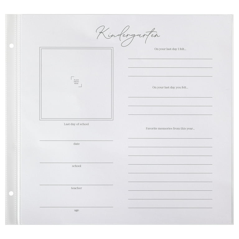 12x12 Recollections Refill Pages Black Card Stock for Scrapbooking 5 Packs  of 25