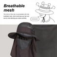 thumbnail image 6 of Best Sale!Outdoor Sport Hiking Visor Hat UV Protection Face Neck Cover Sun Protcet Cap, 6 of 6