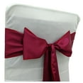 thumbnail image 3 of Darling Souvenir Pack Of 100 Satin Chair Sashes Bow Sash For Wedding & Events Supplies Party Decoration Chair Cover Sash - Colors Available, 3 of 5