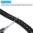 thumbnail image 3 of Elastic Sewing Bands, 1Pcs 43 Yards 0.8 Inch - Polyester Flat Sewing Band with Buttonhole for DIY Belt (Black), 3 of 6