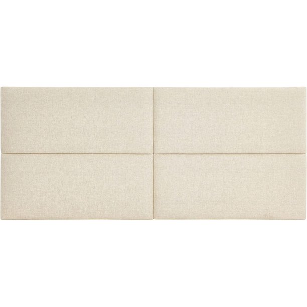 KUSONG NoSom Sound Reducing Four Panel Linen Blend Upholstered