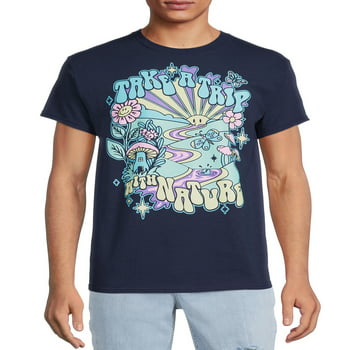 Humor Men's & Big Men's Take a Trip With Nature Graphic T-Shirt