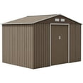thumbnail image 1 of Outsunny 9.1'x 6.4' x 6.3' Garden Storage Shed w/ Steel Foundation Kit, 1 of 10