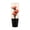 10cm-Orange, variant on Elegant Crystal Rose Car Gear Shifts Knob Luxury Crystal Flower Design Gear Shifts Knob for Stylish Interior Upgrade