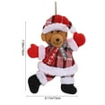 thumbnail image 6 of Stijggn Christmas stuffed animals Christmas Gifts for Kids Santa Claus Plush Doll Reindeer Stuffed Animal Snowman Christmas Stuffed Animal for Party and Festival Décor, 6 of 6