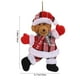thumbnail image 2 of Decoraciones Del Árbol de Navidad Colgante Del Árbol de Navidad, Colgante de Figurina de Paño de Navidad, Colgante de Muñeca de Muñeco de Muñeco de Nieve de Santa Claus Bailando Rojo a Ajedrez, Adecua, 2 of 6