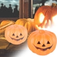 thumbnail image 2 of BNNG Halloween Pumpkin Lantern Decoration - Plastic Stacked Jack O Lantern Pumpkins Lights Indoor for Halloween Front Door Decor Indoor Decoration, Multi-Style, 2 of 4