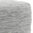 thumbnail image 3 of Simpli Home Fredrik Boho Square Pouf in Cream Woven Genuine Leather, 3 of 4