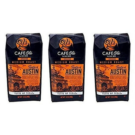 Cafe Ole Taste of Austin Ground Coffee 12 oz. (Pack of 3)