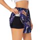 thumbnail image 1 of Balery Floral Hippie Mushrooms Pantalones cortos deportivos para mujer con forro y dos bolsillos, elásticos, para entrenamiento, gimnasio, yoga-Small, 1 of 7