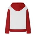 thumbnail image 5 of KAUOD Teen Girls Ribbed Hoodies Baseball Cute Pullover Hoodie Sweatshirts Kids Long Sleeve Fall Casual Tops Sweatshirts, 5 of 7