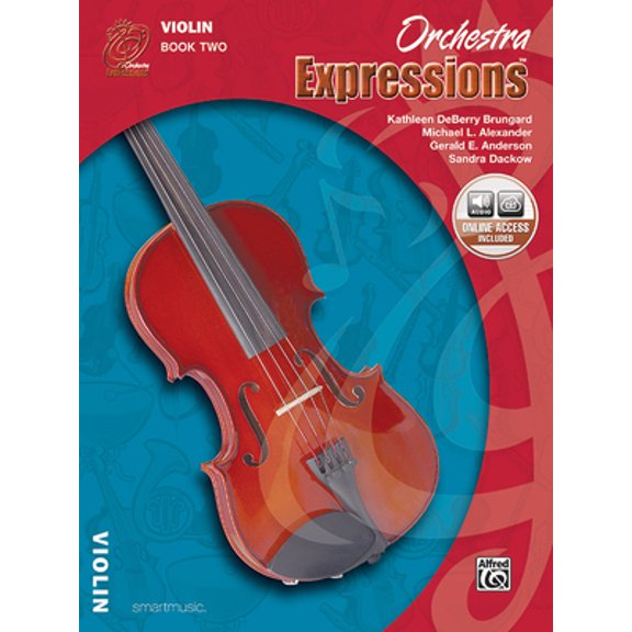 Pre-Owned Orchestra Expressions, Book Two Student Edition: Violin, Book & Online Audio [With CD] (Paperback) 0757920667 9780757920660