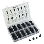 Stark USA 192PC Bumper Retainer Clips, Car Plastic Fasteners, Door Trim & Fender Clips