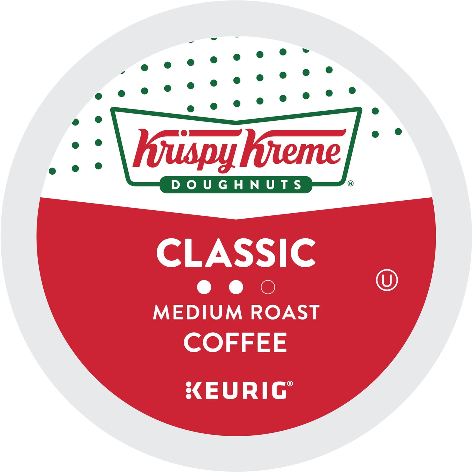 Krispy Kreme Classic, Single-Serve Keurig K-Cup Pods, Medium Roast Coffee, 24 Count