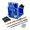 blue, variant on CarpNettore Inclined Hole Drill Position Woodwork Guides Joint Angle Tool for Fixing Sloping red