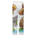 thumbnail image 6 of Turtle Reading Newspaper Winter Female Pants Flannel High Waist Women Pants Lady Warm Straight Leg Plush Trousers, 6 of 7