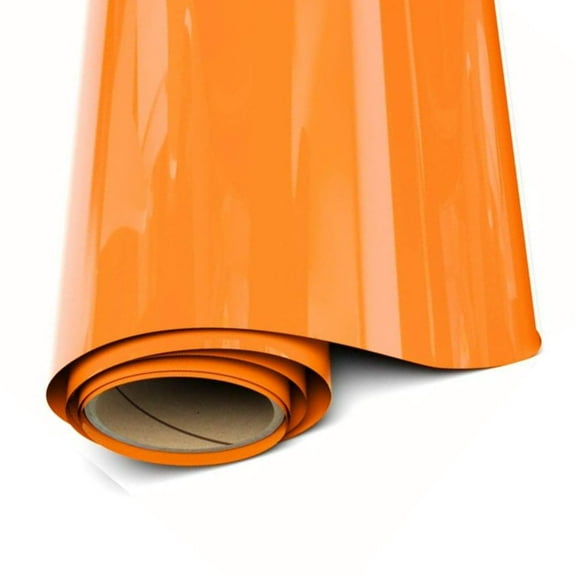 Siser EasyWeed Heat Transfer Vinyl - Orange Soda 12"x20" HTV Iron On Vinyl - Heat Press Vinyl
