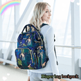 thumbnail image 6 of Diaper Bag Backpack, Animal Print Travel Nappy Bag with USB Charging Port Stroller Straps and Insulated Pocket For Women/Mum (Animal Print Pattern), 6 of 9