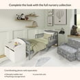 thumbnail image 6 of Dream On Me Classic Design Toddler Bed, Steel Grey, 6 of 8