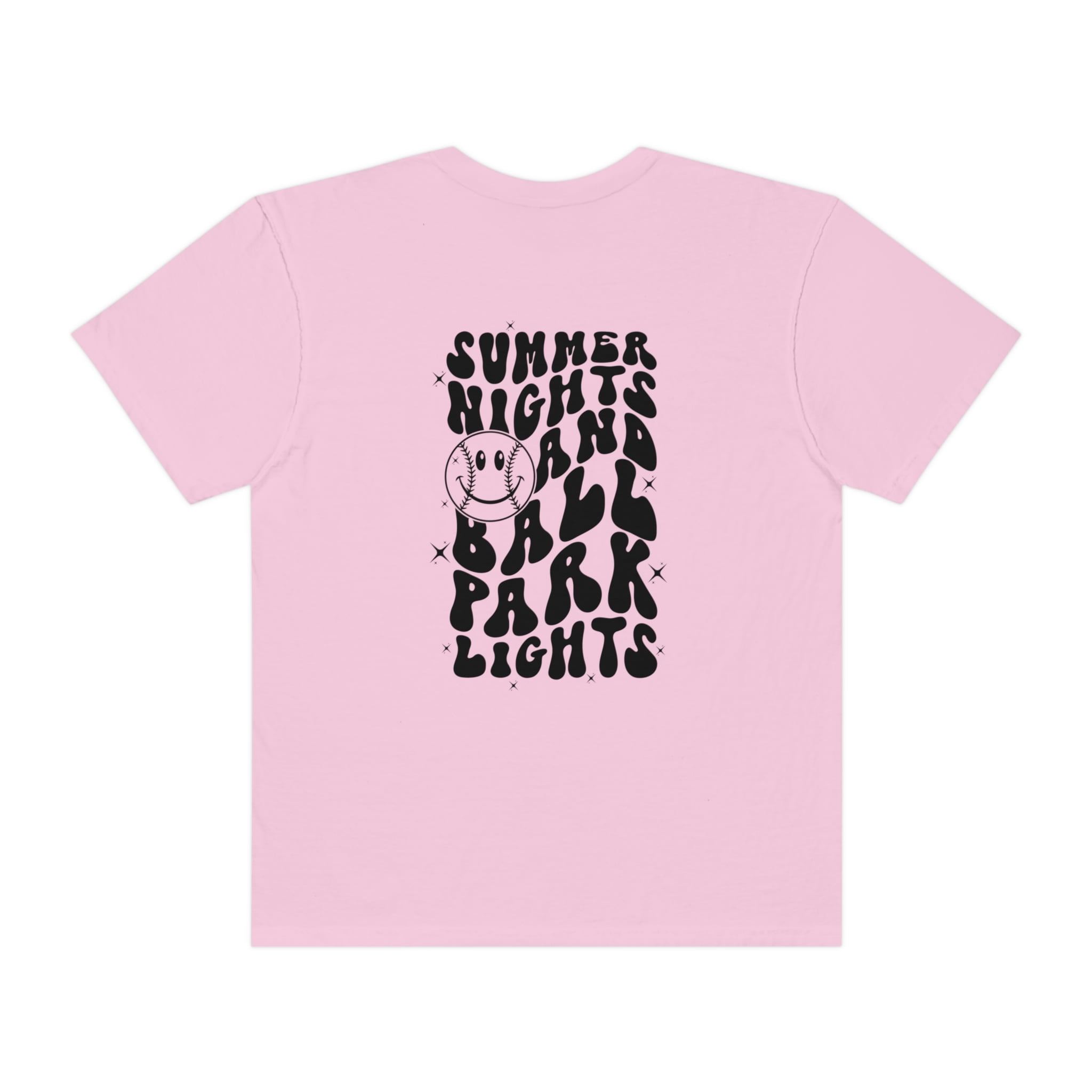 Summer Nights and Ball Park Lights, Baseball Mom Tee, Baseball Shirt, Mom