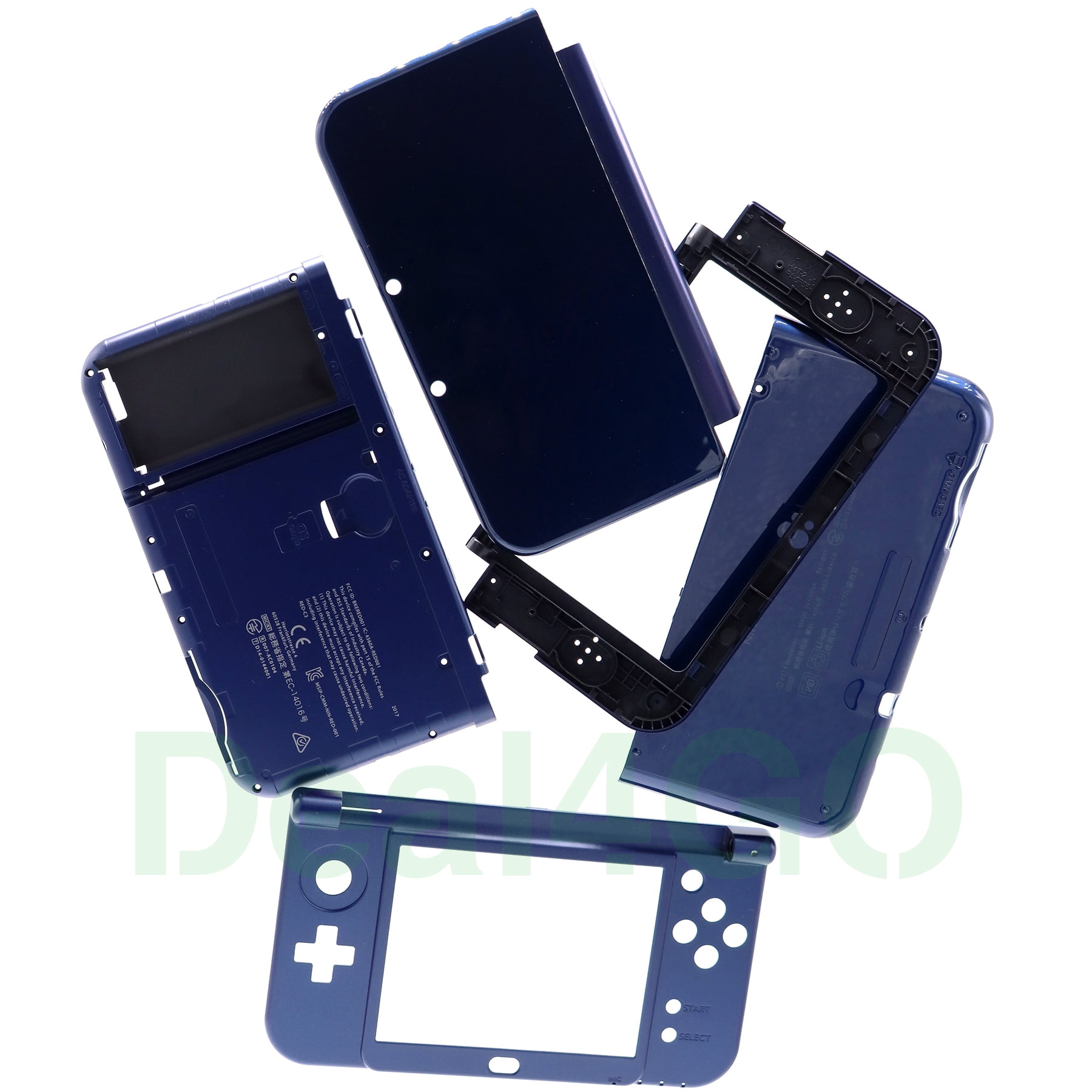 dal politik Bytte FULL Housing Shell Cover kit Front & Back LCD Frame Battery Cover Plates  replacement for Nintendo NEW 3DS XL / NEW 3DS LL 2015 (BLUE) - Walmart.com