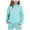 N310-Light Blue, variant on NAFUU Girls 2 Piece Tracksuit Set Kids Hoodie Sweatsuit Sets Cute Bow Print Hooded Sweatshirt And Jogger Sweatpant Casual Athletic Clothing Sets 2-3 Years