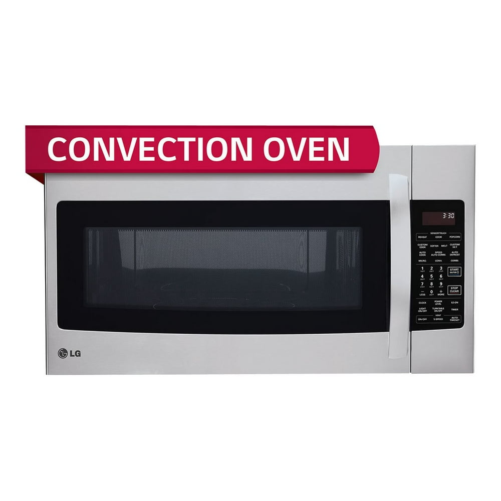 LG LMVH1711ST - Microwave oven with convection - over-range - 1.7 cu