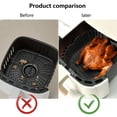 thumbnail image 4 of D-GROEE Silicone Fryer Liner Reusable Fryer Silicone Basket Heat Resistant Easy Cleaning Fryers Silicone Pot Square, 4 of 6