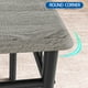 thumbnail image 5 of Yeshouse Mesa de comedor de 3 piezas mesa de cocina para 2, mesa de cocina de madera y 2 sillas tapizadas para poco espacio, 5 of 7