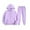 #A06-Light Purple, variant on XADYUY Girls Two Piece Sets 10-12 Fleece Full Zip Long Sleeve Jackets and Athletic Sweatpants Tracksuit for Girls,2-3 Years,Black