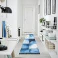 thumbnail image 4 of Yayeee Runner Rug for Bedroom 2'x6' Machine Washable Hallway Non Slip Mat, Blue Pattern, 4 of 8