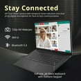 thumbnail image 5 of HP 17.3" FHD IPS Anti-Glare Laptop, AMD Ryzen 7 7730U, 16GB RAM, 800GB Storage (512GB SSD+288GB Docking Station Set), AMD Radeon Graphics, Num Pad, Wi-Fi 6, Fast Charge, Win 11 Pro, Black, 5 of 9
