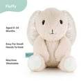 thumbnail image 4 of The Peanutshell Fluffy the Bunny Plush Toy, Cute Stuffed Animal Plushie for Babies, 4 of 7