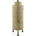 thumbnail image 4 of Livabliss Table Lamps, 30" Ongato Rustic Bedside Nightstand Table Lamp for Bedroom Living Room Office, Beige, Metallic - Brass Body with White Shade (30"H x 16"W x 16"D), 4 of 7