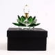 thumbnail image 5 of 1pc delicado de loto modelo de perfume de perfume de cristal de cristal botella de perfume verde, 5 of 7