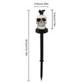 thumbnail image 3 of Solar Estaca Cabeza Calavera para Al Aire Libre Halloween (A), 3 of 9