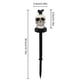 thumbnail image 4 of Luces Calavera Halloween Estaca Esqueleto Impermeable Al Aire Libre, 4 of 9