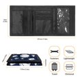 thumbnail image 6 of Chririnla Navy Basketball Print Toddlers Purse for Sports, Elastic Polyester Trifold Card Wallet with Lightweight Portable Money Organizer, 6 of 7