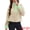 Apricot, variant on Women's Half Zip Fleece Pullover Jacket with Pockets L Blue