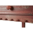 thumbnail image 3 of Bowery Hill Farmhouse Media/Console Table in Red Antique Finish, 3 of 6