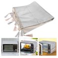 thumbnail image 1 of LOLIPPYY Water Resistant Microwave Oven Cover Grey Polyester Appliance Covers for Kitchen Use 1Set, 1 of 8