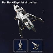 Space Shuttle Building Block Sets, Galaxy UFOs Spaceship Model Kit, Milky Way Space Ship Building Toys