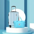 thumbnail image 2 of TRACK TRAVEL Ensemble de Bagages 4 Pcs ABS+PC Coque Rigide Extensible Serrure TSA Chariot en Aluminium Roues Pivotantes (Bleu Ciel, Ensemble de 6 Pcs), 2 of 7