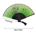 thumbnail image 3 of Handheld Folding Fan Set Traditional Chinese Paper Fan For Room Dance Performance Accessories, 3 of 5