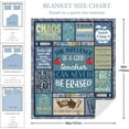 thumbnail image 5 of Teacher Gifts, Teacher Appreciation Gifts, Teacher Gifts for Women/Men, Best Teacher Gifts, Teacher's Day Gifts, Teacher Retirement Gifts for Women, for Teachers - Blanket 60"X50", 5 of 5