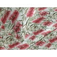 thumbnail image 3 of Ambesonne Jungle Quilted Coverlet 2 Pcs, Callistemon Print Leafy Art, Twin Size, Dark Coral Peacock Green, 3 of 4