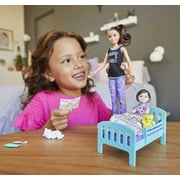 Barbie Skipper Babysitters Inc Doll & Accessories, Playset with 2 Dolls & Bedtime-Themed Pieces