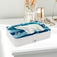 thumbnail image 6 of Polar Bear PU Leather Necklace Organizer Decorative Box with Removable Compartment Portable Necklace Holder, 6 of 6